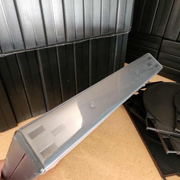 58 X New Black Multi CD Plastic Case Holders + Additional Inserts - Picture 6 of 6